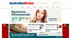 Desktop Screenshot of brokernews.com.au
