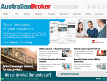 Tablet Screenshot of brokernews.com.au